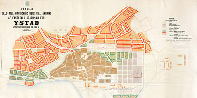 Historiska kartor över Ystad