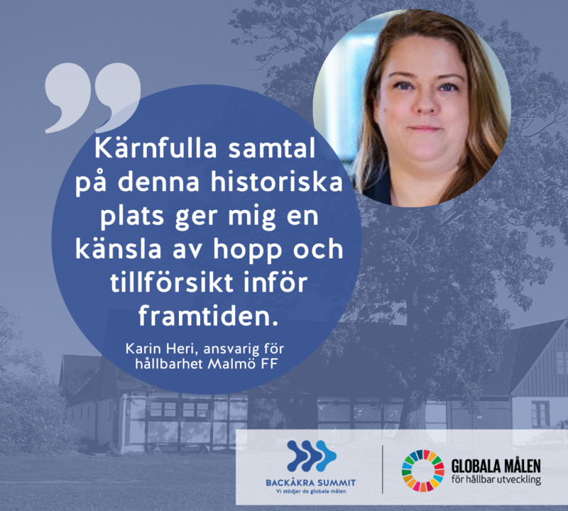 Karin Heri, Backåkra Summit