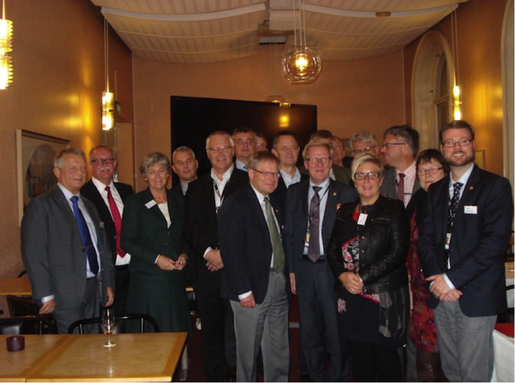 Ystad Hamn bjöd in riksdagsledamöter till en informationskväll i Riksdagshuset i Stockholm.